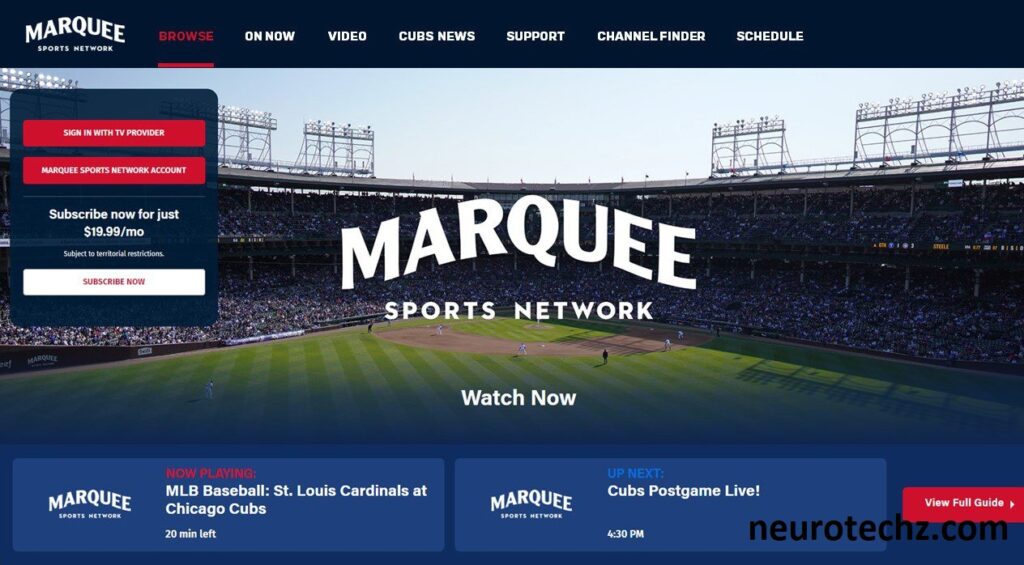 Marquee Network Streaming